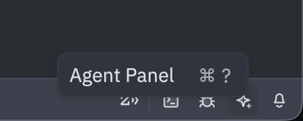 Кнопка Agent Panel