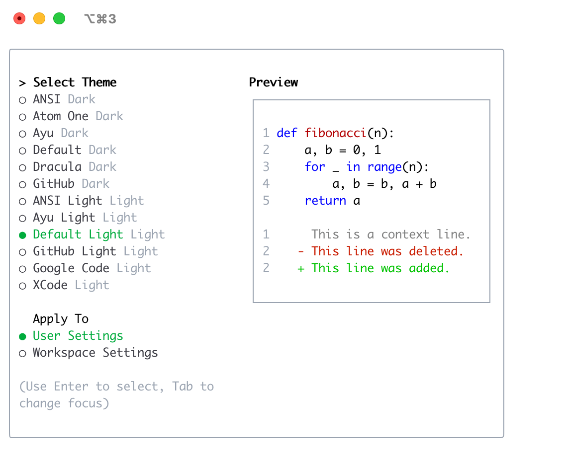 Светлая тема по умолчанию